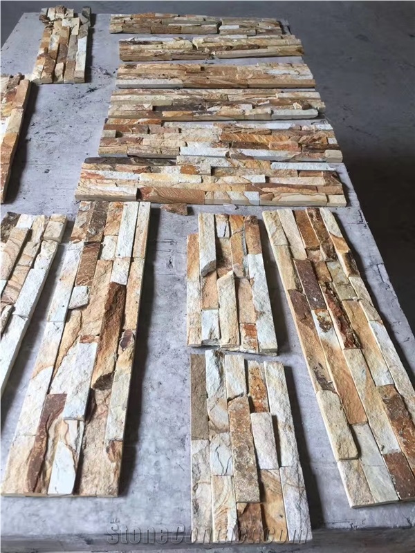 Rusty Slate Stacked Stone Veneer