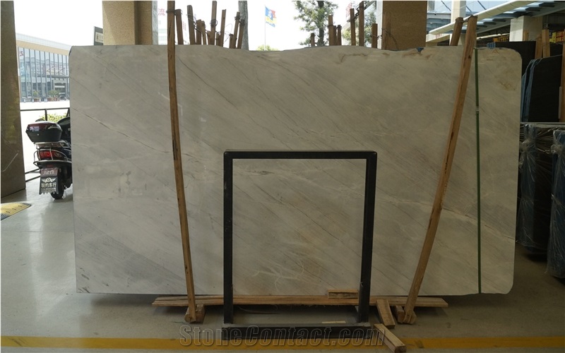 Greece Santorini White Marble Slabs For Bathroom Tiles