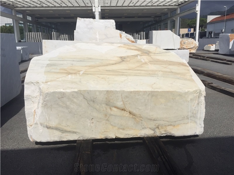 Calacatta Crema Marble Block