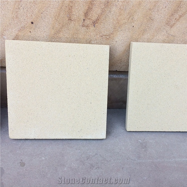 Beige Sandstone Honed Surface for Swimming Pool Coping