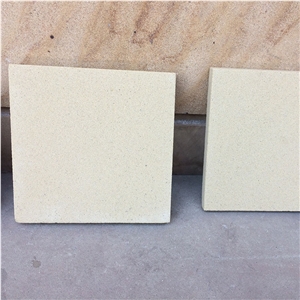 Beige Sandstone Honed Surface for Swimming Pool Coping