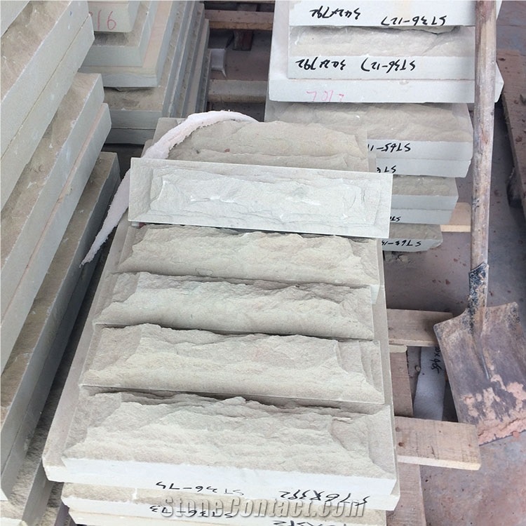 Beige Sandstone Mushroom Sandstone Mushroom Cladding