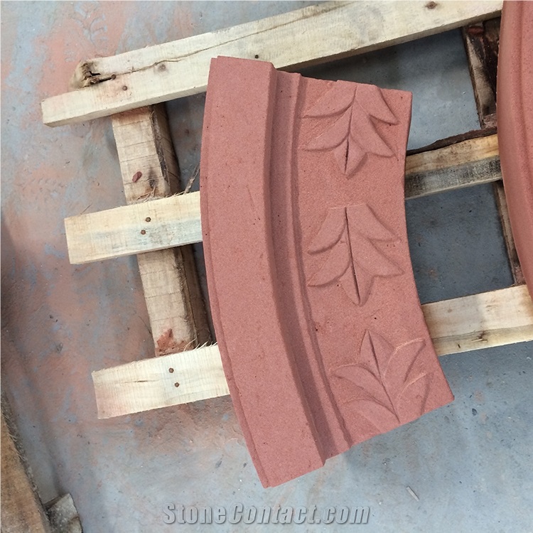 Building Exterior Decoration Hand-Craved Sandstone Stone for Building