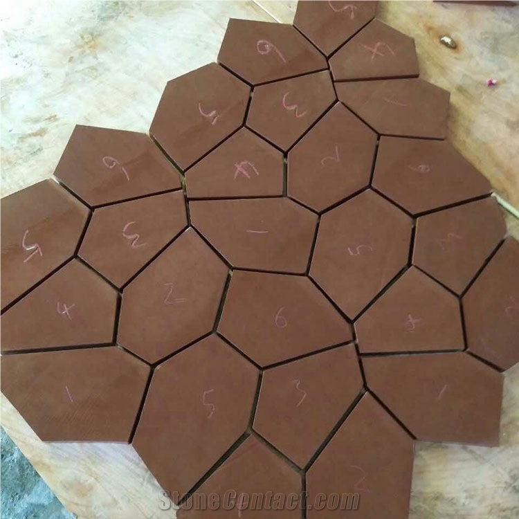 Sandstone Flagstone for Swimming Pool Coping Tiles/Swimming Pool Tiles for Sale
