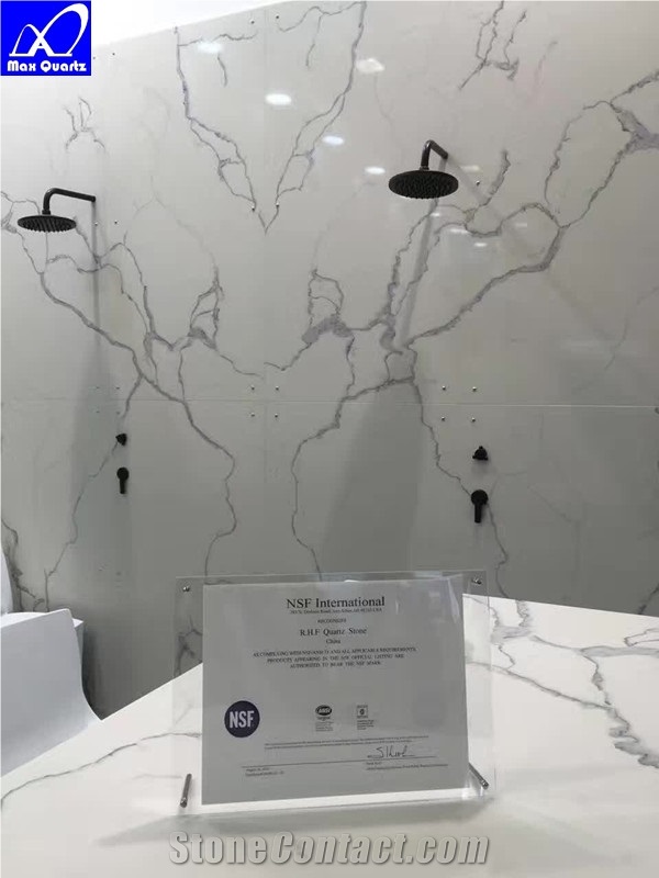 Artificial Alaska Quartz Stone Slab for Kitchen Countertop,Flooring,Wall,Service Countertop,Office Top,Hospital Countertop,Hotel Countertop