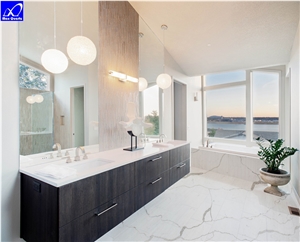 Quartz Stone Luna Calacatta Bench ,Kitchen Countertop,Worktops,Desk,Island,Bar,Custom Tops