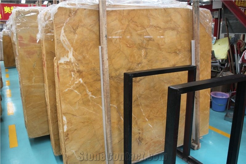 Empire Gold Marble Slabs & Tiles, Golden Empire Marble Slab & Tile