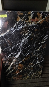 Black & Gold Marble Slabs & Tiles