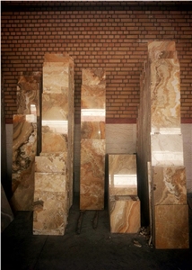 Amber/Honey Onyx Slabs & Tiles, Multicolor Onyx Slabs & Tiles