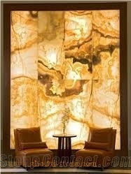 Amber/Honey Onyx Slabs & Tiles, Multicolor Onyx Slabs & Tiles