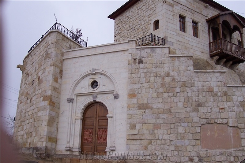 Cappadocia Yellow- White Naturel Stone Building Stone