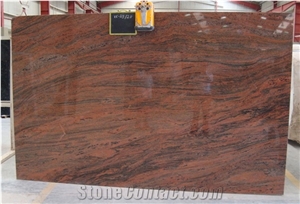 Multicolor Red Granite 20mm Slabs, Polished Surface