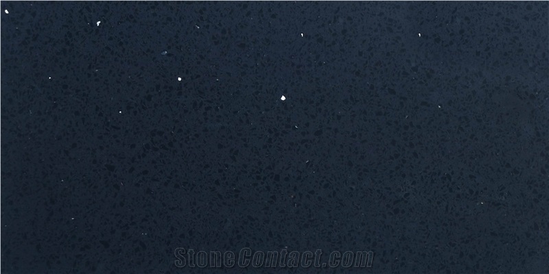 Artificial/Engineered Quartz Stone/Slabs,Single Colors, Mirror, Glass, Black, 1.5cm, 2cm,3cm,Gt1603