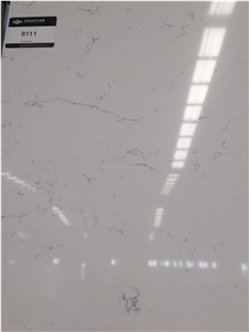Carrara White, Marble Look, Artificial/Engineered Quartz Stone/Slabs, 2cm,3cm, Gt8111