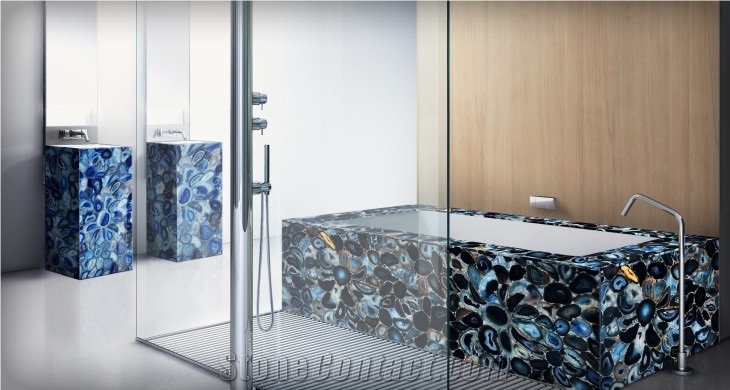Semi Precious Stone Tiles and Slabs