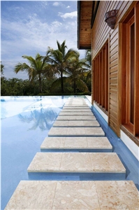 Dominican White Coral Swimming Pool Pavers Dominican White Coral Swimming Pool Pavers