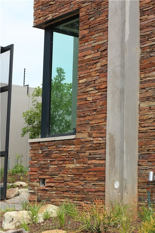 Rich Autumn Wall Cladding Stones, Masonry Building Stones