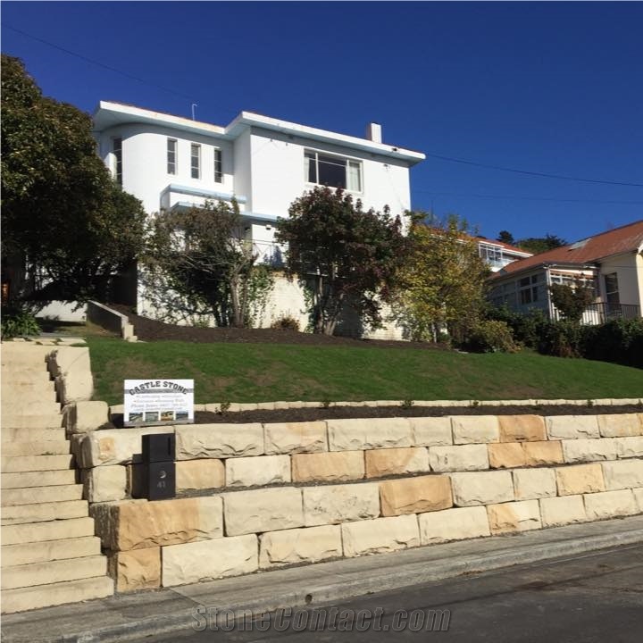 Buckland Sandstone Retaining Wall Building Blocks