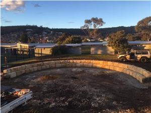 Buckland Sandstone Retaining Wall Building Blocks