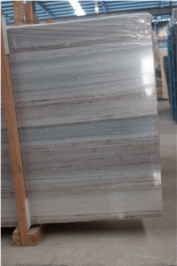 Blue Palissandro Marble Slabs, Crystal Wood Marble, China Wooden Grain Marble,Crystal Blue Marble with Brown Veins