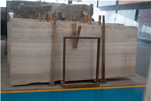 White Wooden a Grade Honed Marble Slabs,Wooden Marble, White Wood Grain Marble, Wooden Vein White Marble Honed Slabs, Flooring Tiles