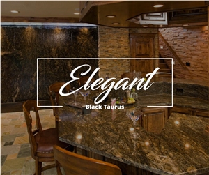 Black Taurus Granite - Black Fusion Granite Kitchen Countertop