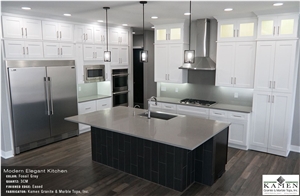 Fossil Grey Eased Edge 3cm Kitchen Countertops