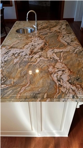 Green Fusion Quartzite Island Top