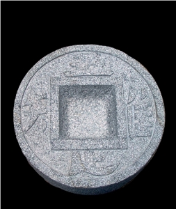 Chisoku Bachi Granite Gray Dia 36cm