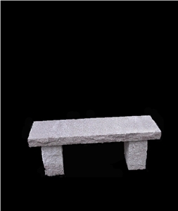 Grey Granite Garden Bench