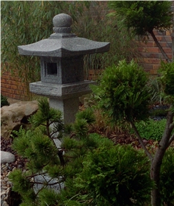 Nishinoya 120 Grey Granite Japanese Lantern