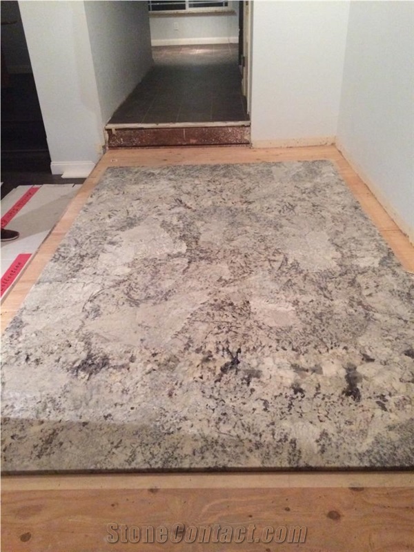 White Ice -Delicatus White Granite Slabs