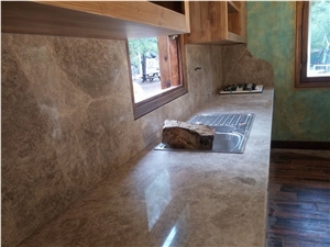 Tundra Grey Marble Countertop