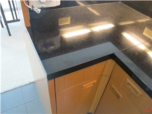 Absolute Black Granite Countertop Restoration, Polishing