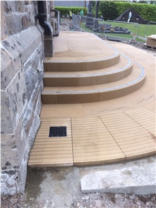 Church Entrance Steps and Disabled Entrance Ramp