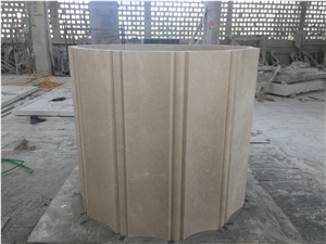 Marble Colum,House Pillars Design,Roman Pillars Column,Marble Column Pillars Caps, Beige Marble Architectural Columns,Arching Colum,Arc Marble Colum
