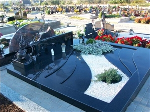 Premium Black Granite Monument