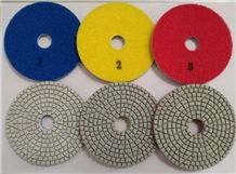 White Resin 3 Step Polishing Pads