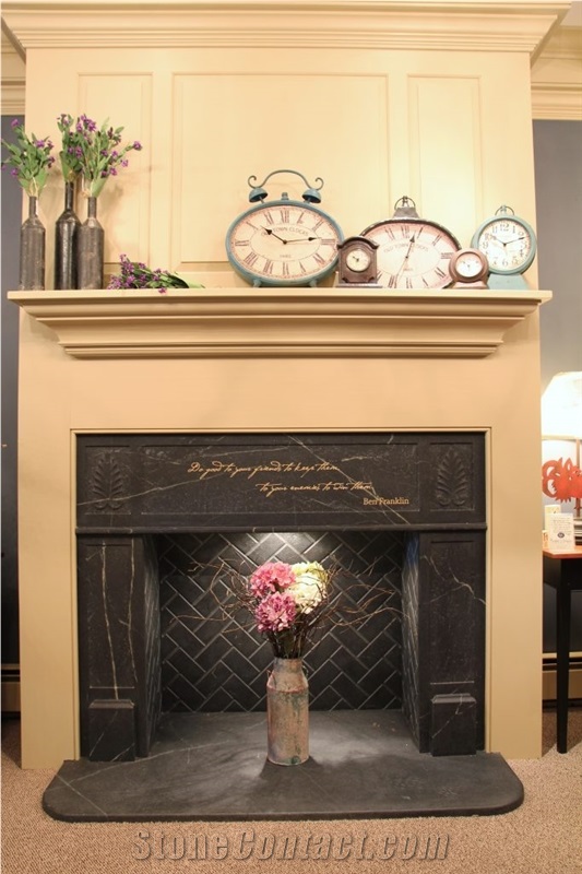 Soapstone Fireplace Surround