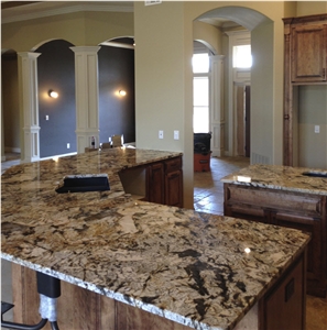 Crema Delicatus Granite Kitchen Countertops