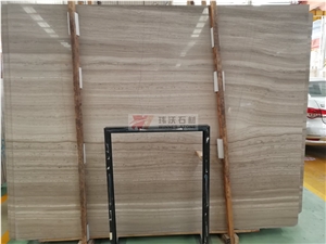 China Guizhou Wood Grain Marble Slabs