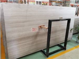 China Haisa White in White Wood Grain Marble Slabs China Haisa White in White Wood Grain Marble Slabs