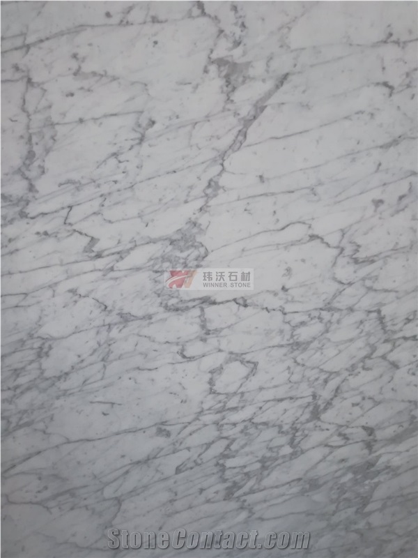 Italian Bianco Carrara Extra White Marble Tiles and Slabs