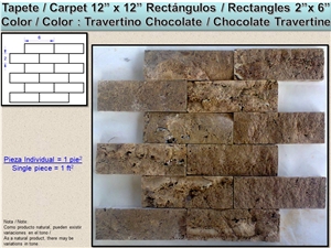 Split Face Marble and Travertine Mosaic