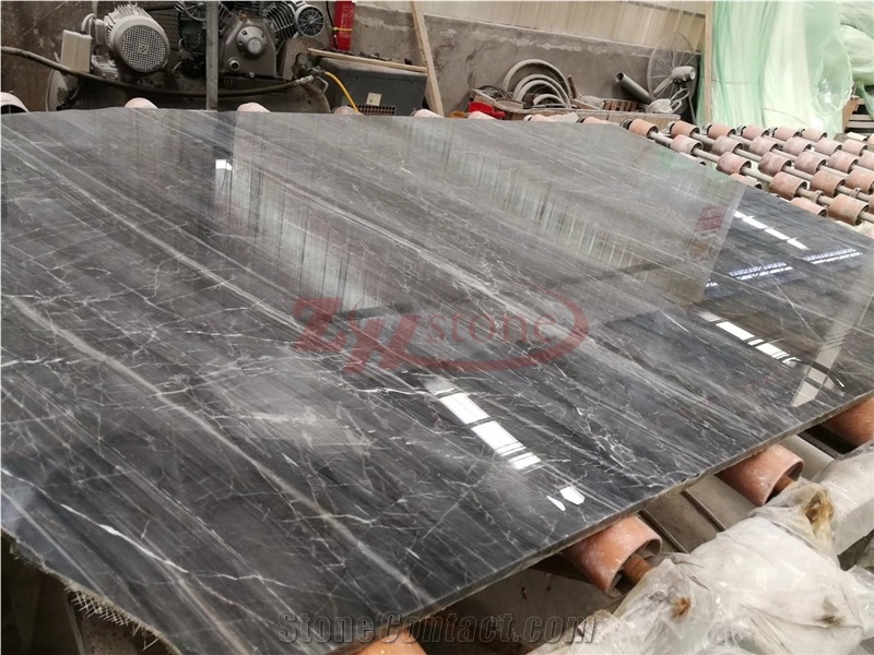 Grey Blue Savoy Marble Slabs