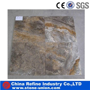 Antique Dark Coffee Travertine Opus Pattern Slabs & Tiles & China Brown Travertine&China Light Travertine Floor Tiles & Paver Stone