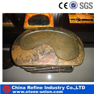 Art Slate Tea Table,Slate Classical Tea Table, Coffee Table,Slate Stone Table,,Stone Tea Trays
