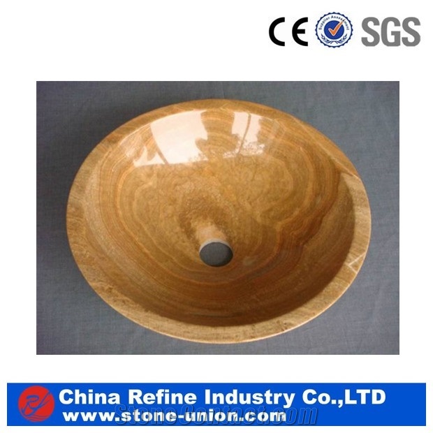 Beige Onyx Basin New Designer Stone Sink Onyx Hexagon Sink &Lighting Onyx Stone Wash Basin