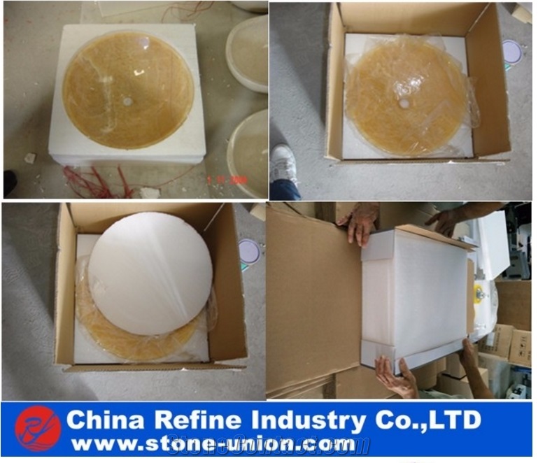 Beige Onyx Basin New Designer Stone Sink Onyx Hexagon Sink &Lighting Onyx Stone Wash Basin