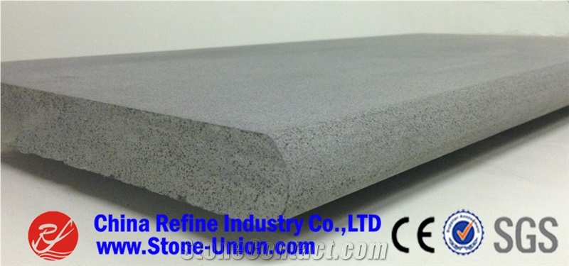 Black Blue Stone Swimming Pool Coping,Bullnose Pool Coping Paving, Pool Edge,Drop Face Pool Coping,Bluestone Swimming Pool Coping Tiles